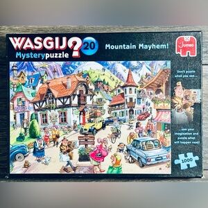 Wasgij Mystery #20 'Mountain Mayhem!' 1000 Piece Puzzle VERY GOOD